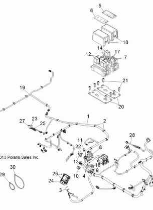 ELECTRICAL HARNESS - R141D9JDA (49BRUTUSHARNESS13D)