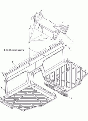 BODY FLOOR - R141D9JDA / 2D9JDA (49BRUTUSFLOOR13D)