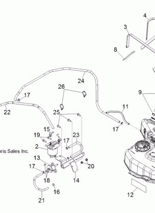 BODY FUEL TANK - R141D9JDA / 2D9JDA (49BRUTUSFUEL13)