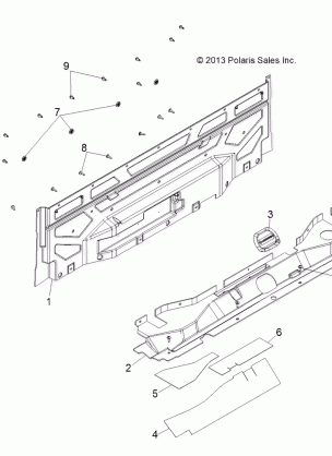 BODY CLOSEOFF REAR - R141D9JDA / 2D9JDA (49BRUTUSCLOSEOFF13)