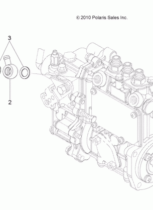 ENGINE FUEL LINE - R14TH90FX (49RGRFUELLINE11DCREW)