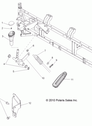 DRIVE TRAIN GEAR SELECTOR - R14TH90FX (49RGRGEARSELECT11DCREW)