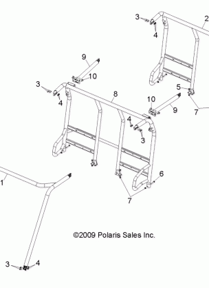CHASSIS CAB FRAME - R14WH57AA / AC / AR / 6EAT (49RGRFRAME11500CREW)