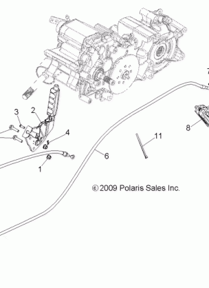 BRAKES PARK BRAKE ASM. - R14WH76AA (49RGRBRAKEPARK10800CREW)