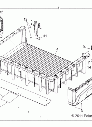 BODY BOX ASM. - R14WH9EMD (49RGRBOX12800XP)