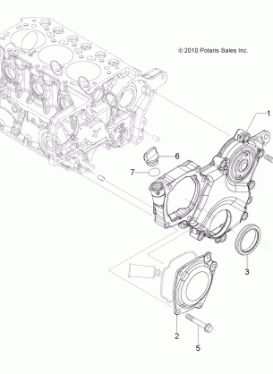 ENGINE GEAR HOUSING - R14WH9EMD (49RGRGEARCASE11D)