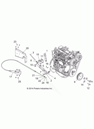 ENGINE HIGH IDLE - R14WH9EMD (49RGRSPEED14HIP)