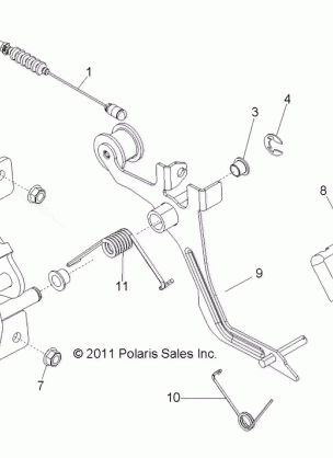 ENGINE THROTTLE PEDAL - R14WH9EMD (49RGRTHROTTLEPEDAL12DCREW)