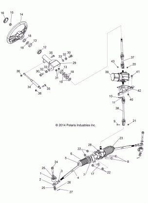 STEERING STEERING ASM. - R14WH9EMD (49MVSTEERING14HIP)