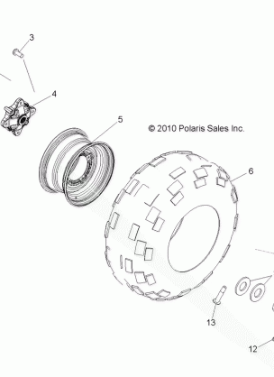 WHEELS REAR - R14WH9EMD (49RGRWHEELRR11DCREW)