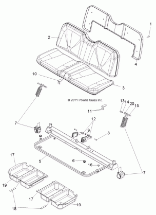 BODY SEAT - R14RC08GC / GJ / FJ (49RGRSEAT12EV)