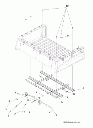 BODY BOX MOUNTING - R14RC08GC / GJ / FJ (49RGRBOXMOUNTING10)