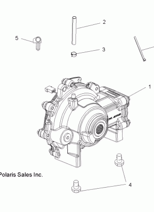 DRIVE TRAIN FRONT GEARCASE MOUNTING - R14RC08GC / GJ / FJ (49LEVTRANS10SDW)