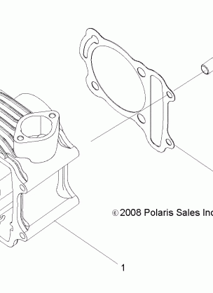 ENGINE CYLINDER - R14VA17AA / AF (49RGRCYLINDERHD09RZR170)