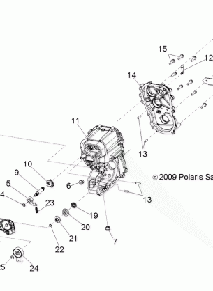 DRIVE TRAIN MAIN GEARCASE - R14HR76AA / AJ (49RGRGEARCASE106X6)