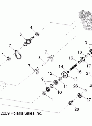 DRIVE TRAIN MAIN GEARCASE INTERNAL - R14HR76AA / AJ (49RGRTRANSINTL106X6)