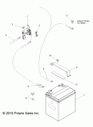 ELECTRICAL BATTERY - Z14JT9EFX (49RGRBATTERY11RZR875)