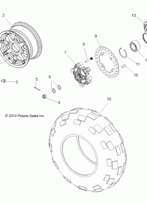 WHEELS FRONT - Z14JT9EFX (49RGRWHEELFRT11RZR875)