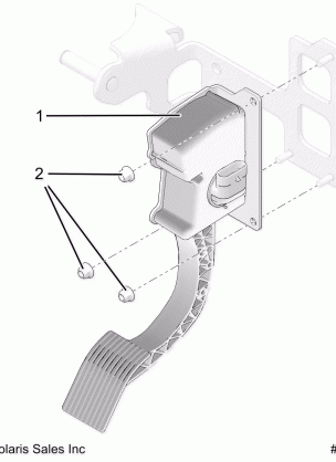 ENGINE THROTTLE PEDAL - Z14ST1EAM / EAW / EAK / EAN / EFW (J00001)