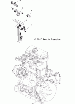 ENGINE FUEL INJECTOR - Z14VH76AC / AD / EAI / EAK / EAJ / EAL / EAW (49RGRFUELINJECT11RZRS)