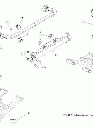 SUSPENSION STABILIZER BAR REAR - Z14VH76AC / AD / EAI / EAK / EAJ / EAL / EAW (49RGRSTABILIZERRR08VISTA)