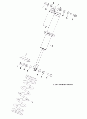 SUSPENSION FRONT SHOCK MOUNTING - Z14XT9EAO (49RGRSHOCKMTG12RZRXP4)