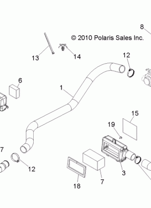 ENGINE AIR INTAKE - R14RH45AA (49RGRAIRINTAKE11400HO)