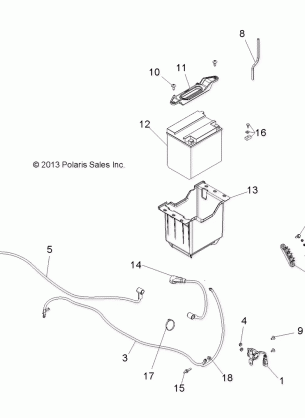 ELECTRICAL BATTERY - R14RH57FX (49RGRBATTERY14570)