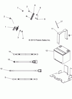 ELECTRICAL BATTERY - R14TH76AA / AC / EAS / AAC / ACC / EASC (49RGRBATTERY14800)