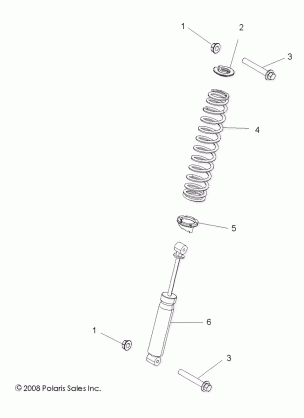 SUSPENSION FRONT SHOCK - R14TH76AA / AC / EAS / AAC / ACC / EASC (49RGRSHOCKMTG097004X4)