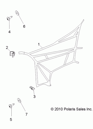 BODY SIDE NETS - R13HR76AG / AR (49RGRNETS116X6)