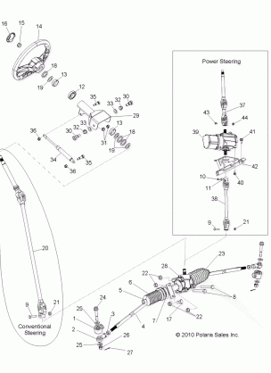 STEERING STEERING ASM. - R13WH76AG / AR / EAH / EAI (49RGRSTEERING11800)