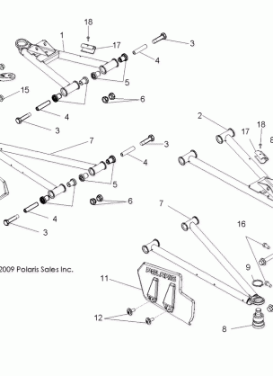 SUSPENSION FRONT CONTROL ARMS - R13WH90DG (49RGRSUSPFRT108004X4)