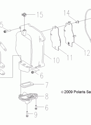 ENGINE CYLINDER HEAD COVER - R13VA17AA / AB (49RGRCYLINDERHDCVR09RZR170)