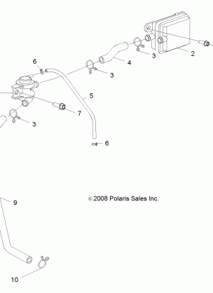 ENGINE INJECTION SECONDARY AIR - R13VA17AA / AB (49RGRBREATHER09RZR170)