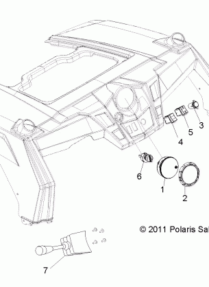 ELECTRICAL DASH INSTRUMENTS and CONTROLS - R13VH57FX (49RGRDASH12RZR570I)