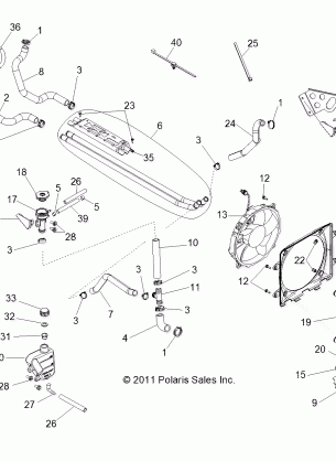 ENGINE COOLING SYSTEM - R13VH76AC / AD / AN / AS / EAI (49RGRCOOL12RZR)