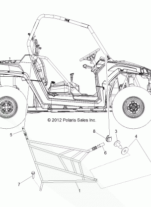 BODY SIDE NETS - R13VH76AC / AD / AN / AS / EAI (49RGRNETS13RZR)