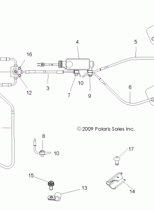 BRAKES BRAKE LINES and MASTER CYLINDER - R13VH76AC / AD / AN / AS / EAI (49RGRBRAKELINES10RZR)