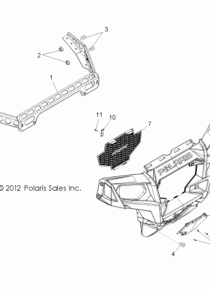 BODY FRONT BUMPER - R13VH76AC / AD / AN / AS / EAI (49RGRBUMPER13RZR)