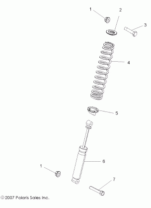 SUSPENSION FRONT SHOCK MOUNTING - R13VH76AC / AD / AN / AS / EAI (49RGRSHOCKMTG08VISTA)