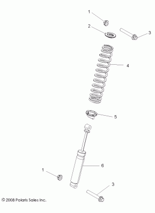 SUSPENSION REAR SHOCK MOUNTING - R13VH76AC / AD / AN / AS / EAI (49RGRSHOCKMTGRR09RZR)