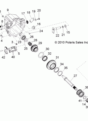 DRIVE TRAIN MAIN GEARCASE INTERNALS 2 - R13VH76AC / AD / AN / AS / EAI (49RGRTRANSINTL211RZRS)