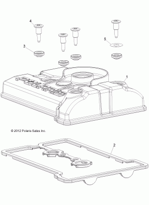 ENGINE VALVE COVER - R13XT87AA / 9EAK (49RGRVALVE13RZRXP4I)