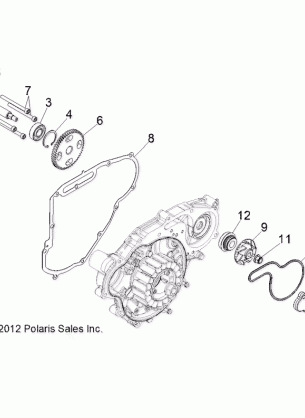 ENGINE OIL PUMP and WATER PUMP - R13TH76 / 7E ALL OPTIONS (49RGROILPUMP13800EFI)