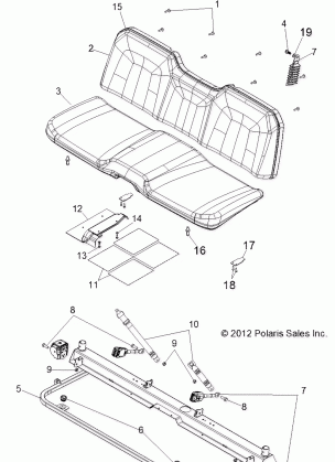 BODY SEAT and BASE - R13TH90DG (49RGRSEAT13900D)