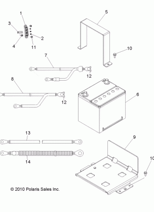 ELECTRICAL BATTERY - R13TH90DG (49RGRBATTERY11900D)