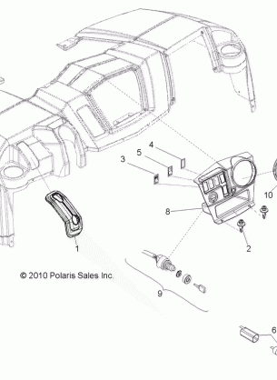 ELECTRICAL DASH INSTRUMENTS and CONTROLS - R13TH90DG (49RGRDASH11900D)