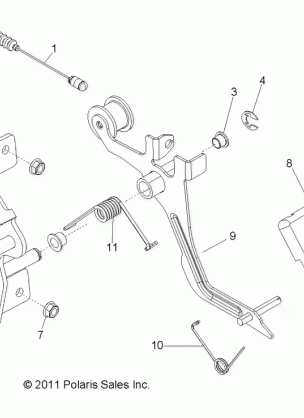 ENGINE THROTTLE PEDAL - R13TH90DG (49RGRTHROTTLEPEDAL12900D)