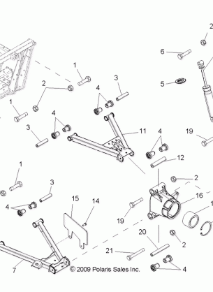 SUSPENSION REAR - R13TH90DG (49RGRSUSPRR10800CREW)